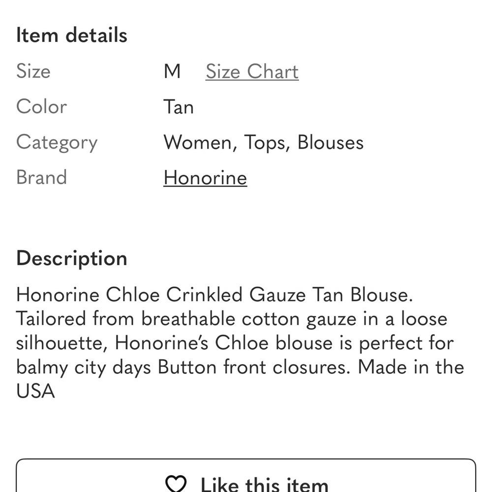 Honorine Chloe Crinkled Guaze Top - Picture 4 of 7